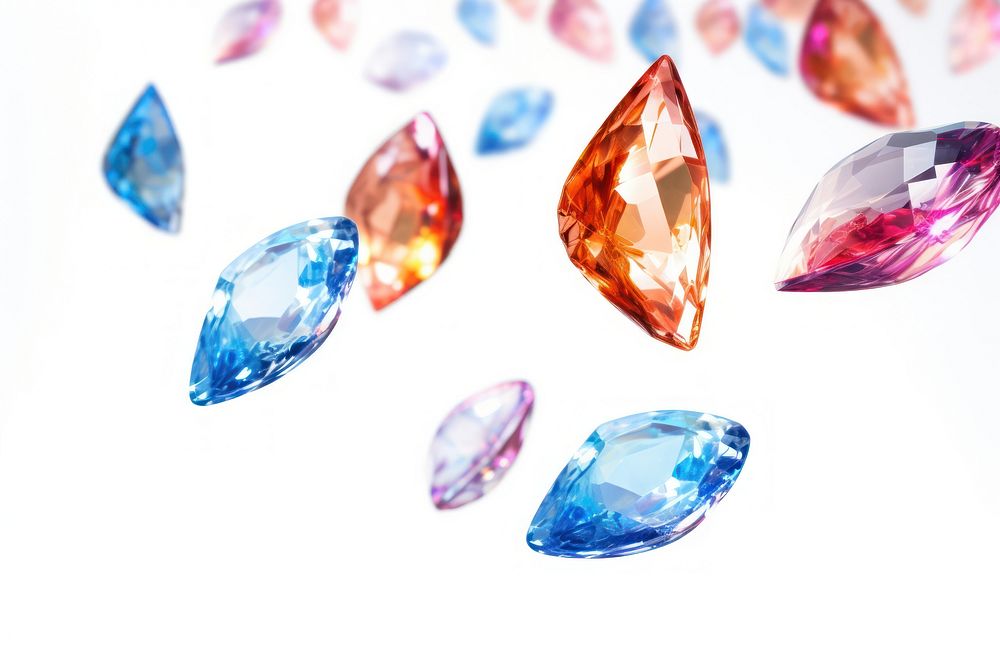 Gemstones jewelry diamond crystal.