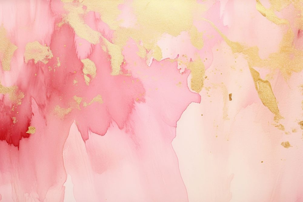 Pink valentines watercolor painting backgrounds splattered.