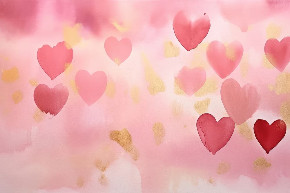 Pinks valentines watercolor backgrounds painting petal.