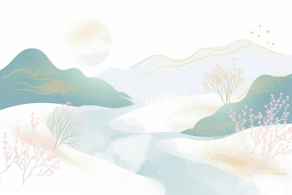 River backgrounds outdoors drawing.