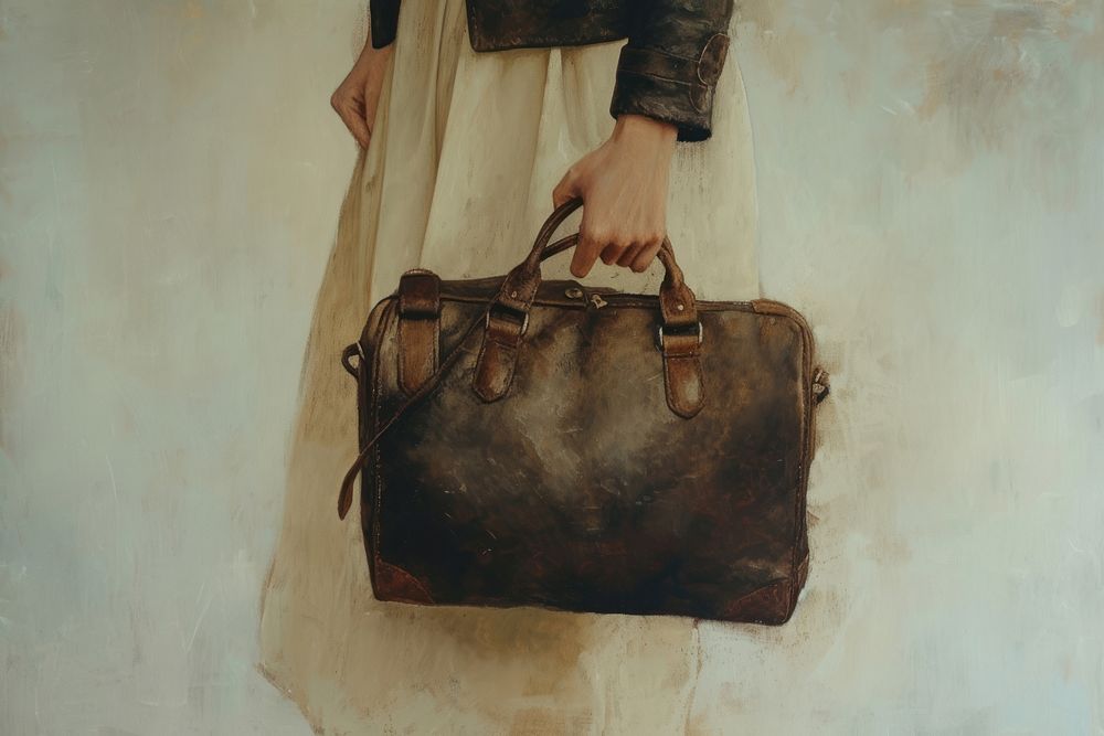 Bag painting handbag accessories.