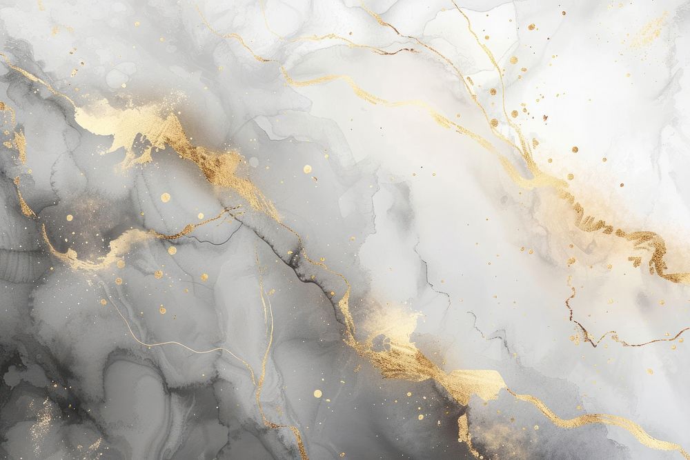 Silver marble backgrounds gold abstract.
