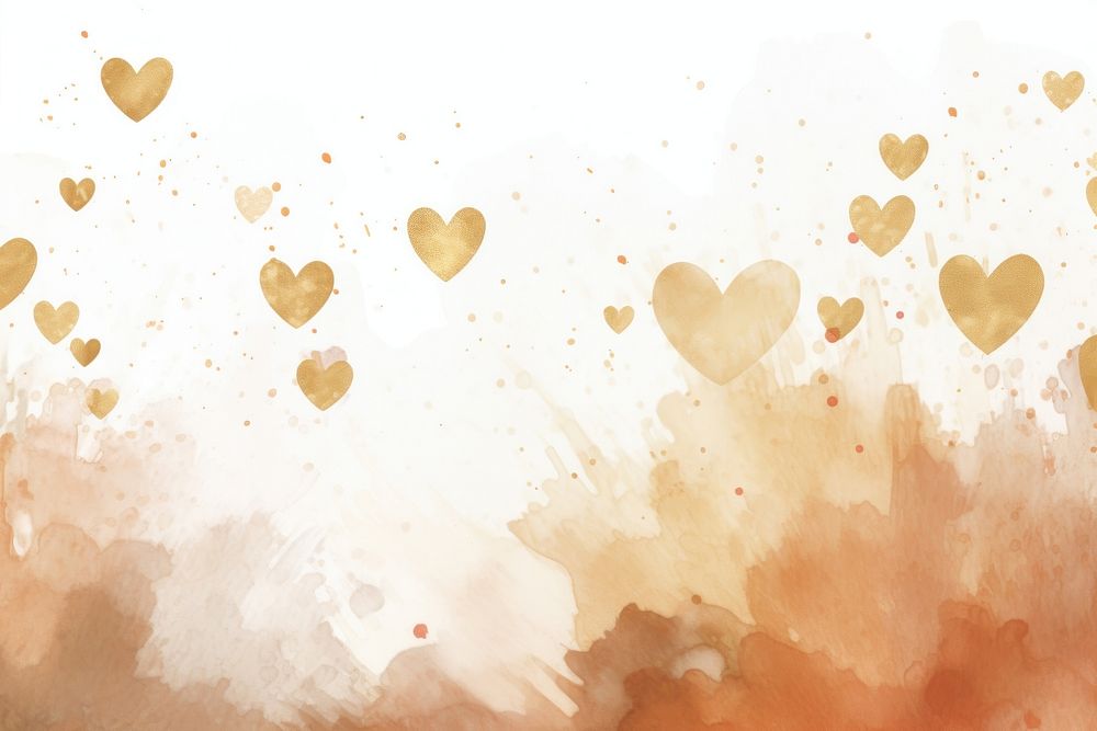 Valentines watercolor background backgrounds gold creativity.