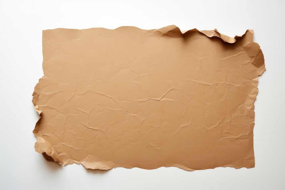 Brown ripped paper backgrounds white background cardboard.