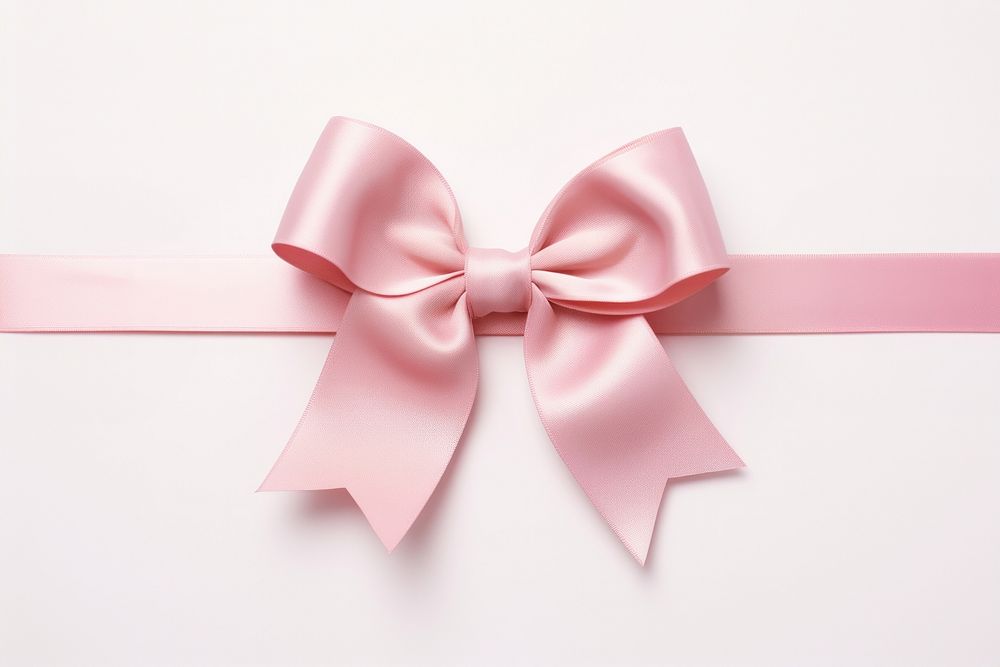 Gift ribbon white background celebration accessories.