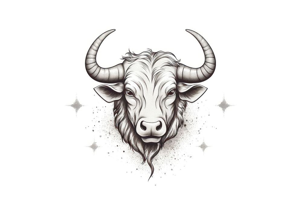 Taurus drawing livestock buffalo.