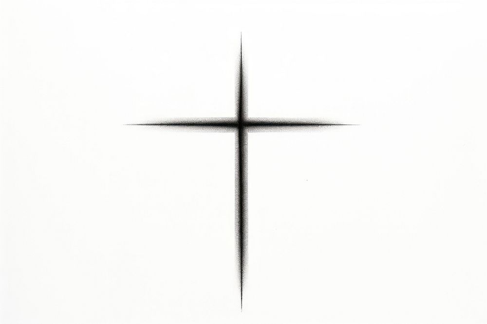 Cross backgrounds drawing symbol.