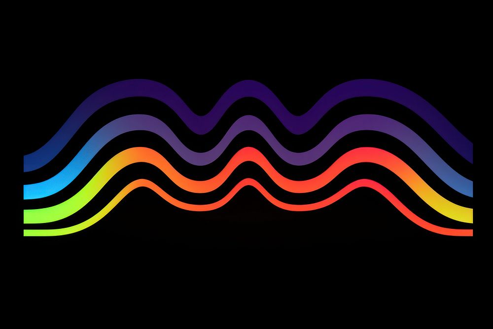 Rainbow neon backgrounds line.
