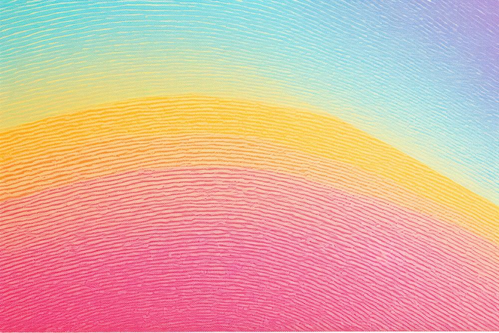 Rainbow Risograph style backgrounds outdoors pattern.