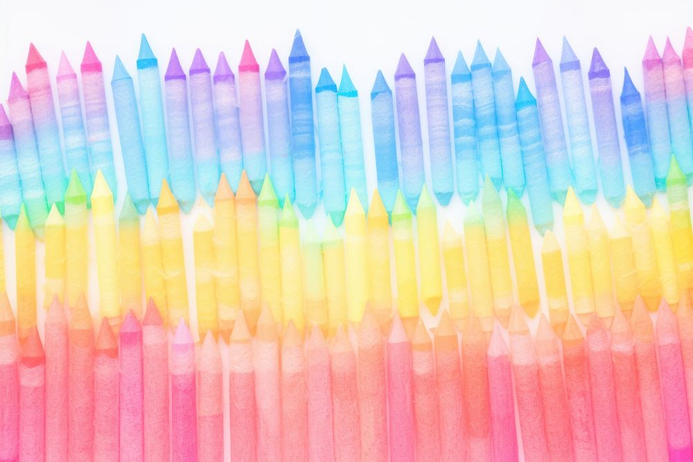 Rainbow backgrounds crayon white background.