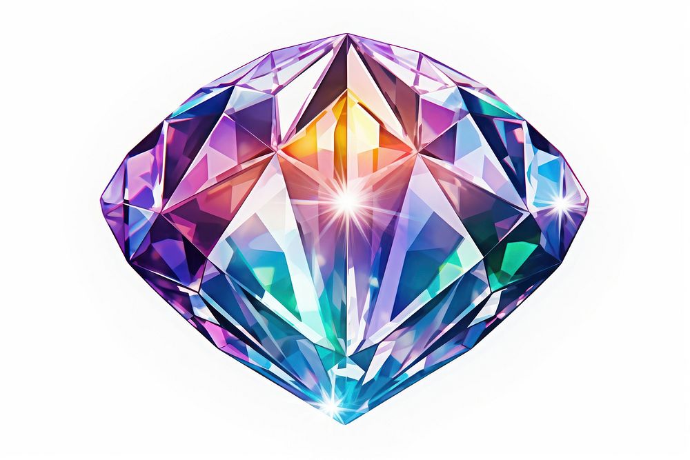 Diamond amethyst gemstone jewelry.