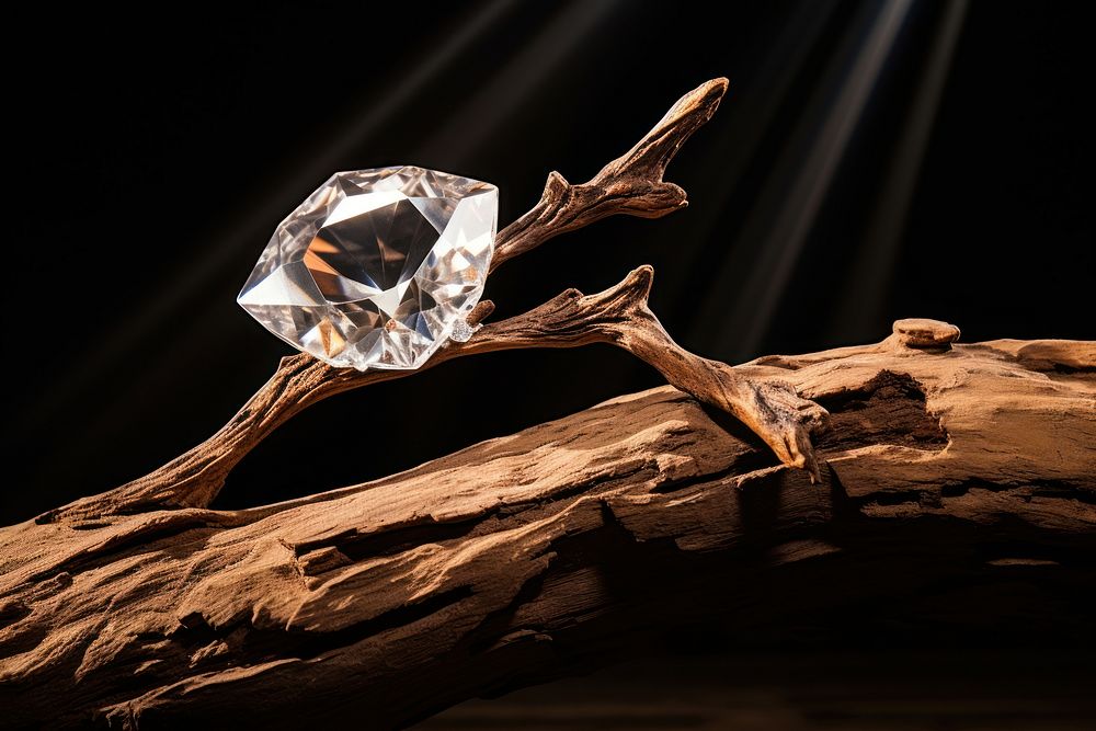 Diamond diamond wood driftwood.