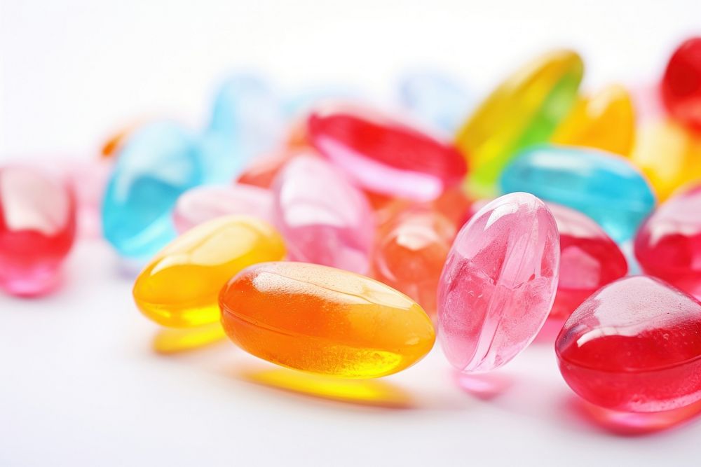 Diamond confectionery candy jelly.