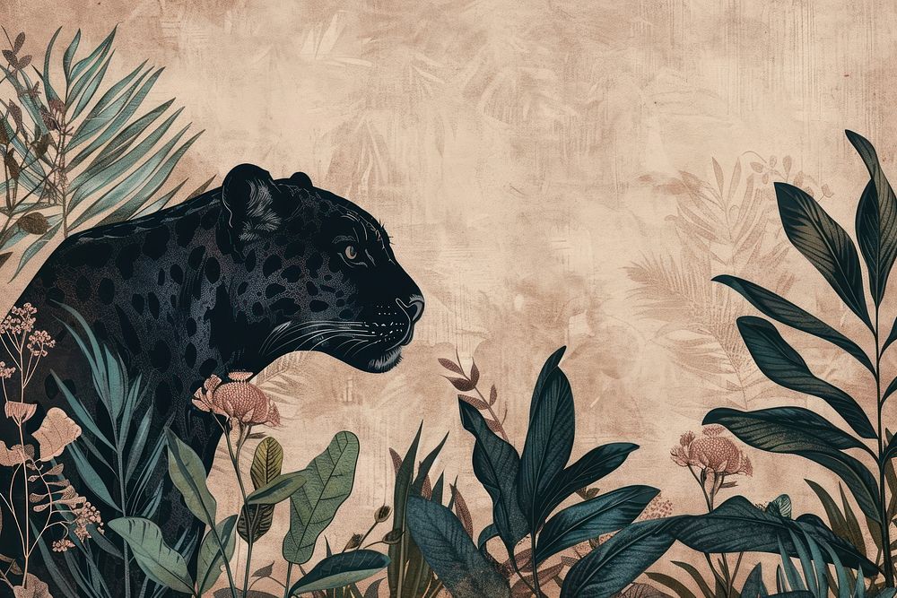 Forests background art backgrounds panther.
