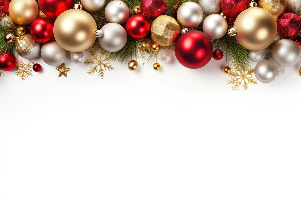 Christmas border backgrounds decoration pearl.