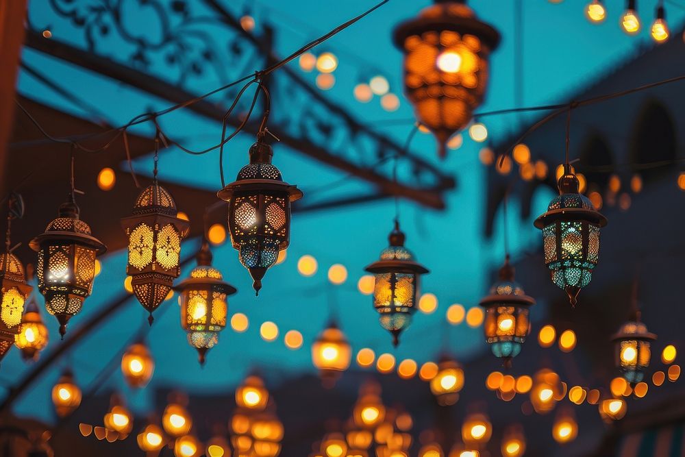 Modern Ramadan Kareem chandelier lighting lamp.