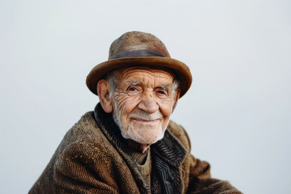 Old man portrait adult happy.