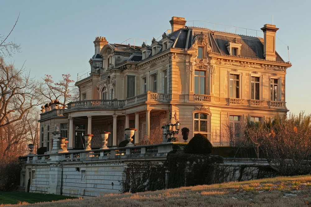 Yves Saint Laurent mansion architecture building house.