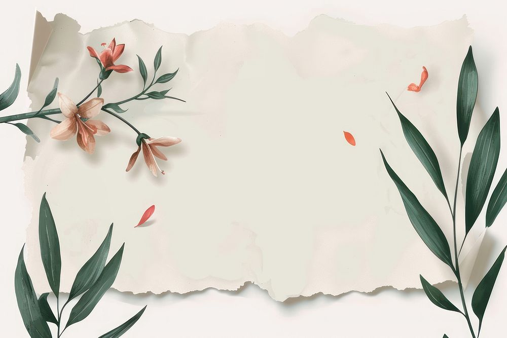 Flower art paper backgrounds pattern plant.