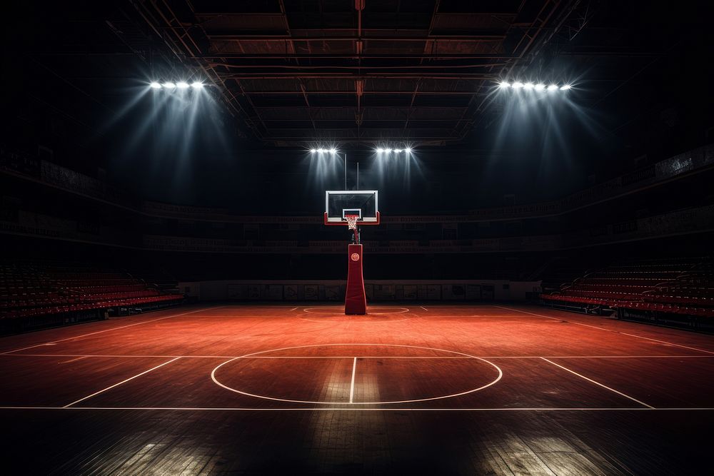 Basketball court basketball sports architecture.