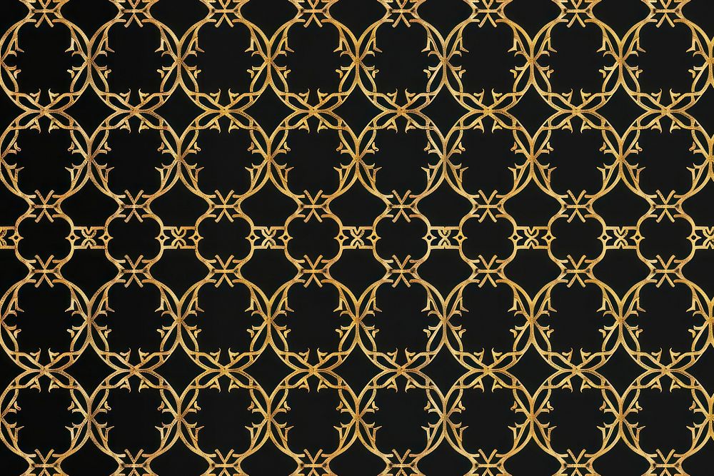 Seamless pattern in authentic arabian style backgrounds black line.
