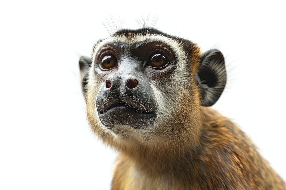 Wild animal face 3d animation wildlife mammal monkey.