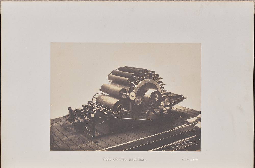 Wool Carding Machines by Claude Marie Ferrier and Hugh Owen