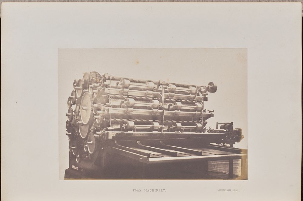 Flax Machinery by Claude Marie Ferrier and Hugh Owen
