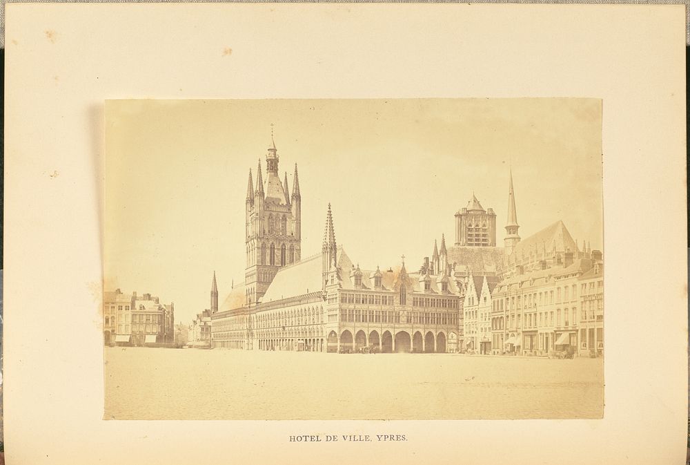 Hotel de ville, Ypres by Cundall and Fleming