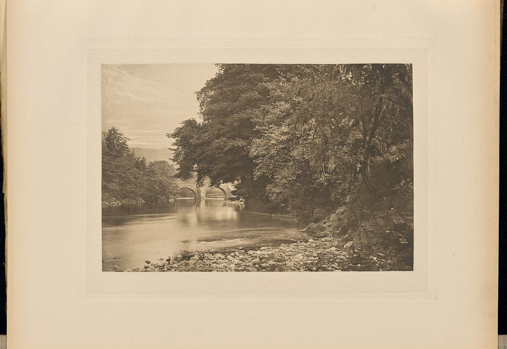 Rowsley Bridge, On the Derwent by Captain George Bankart