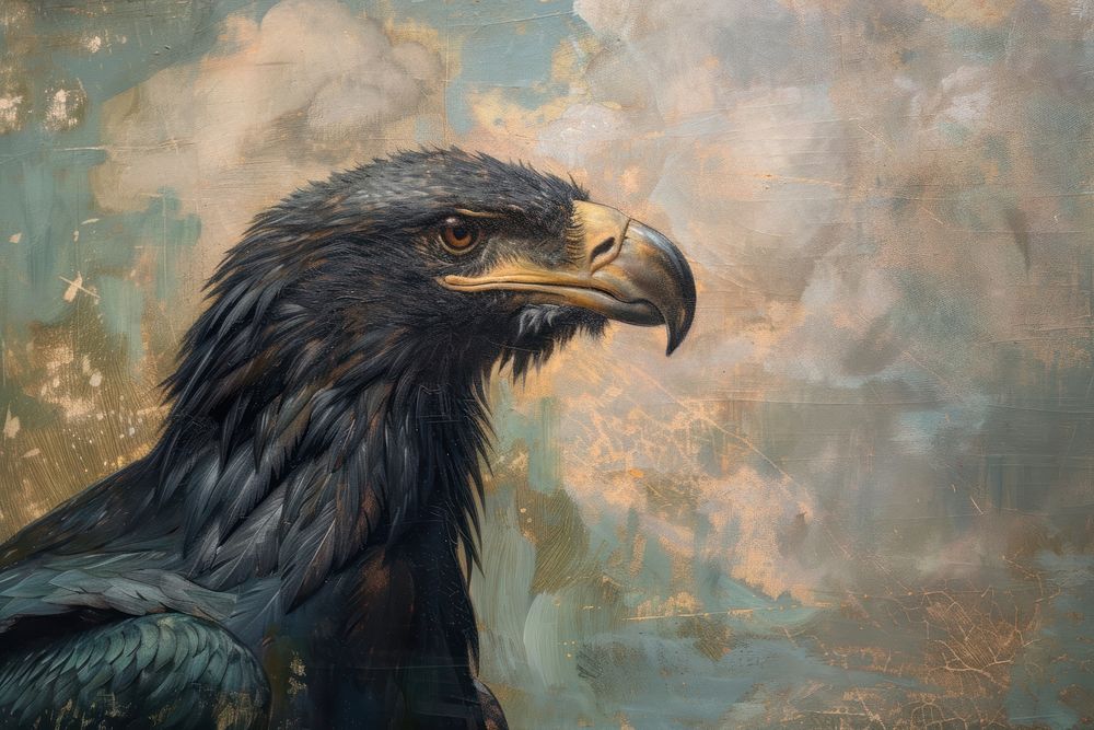 Eagle painting art animal.