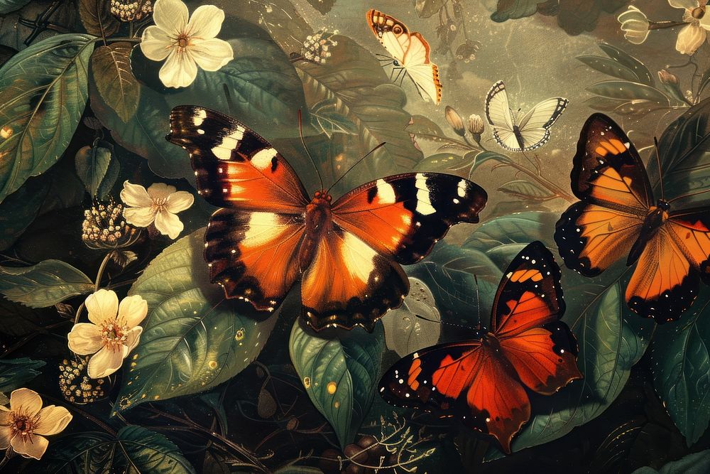 Butterflies butterfly painting animal.