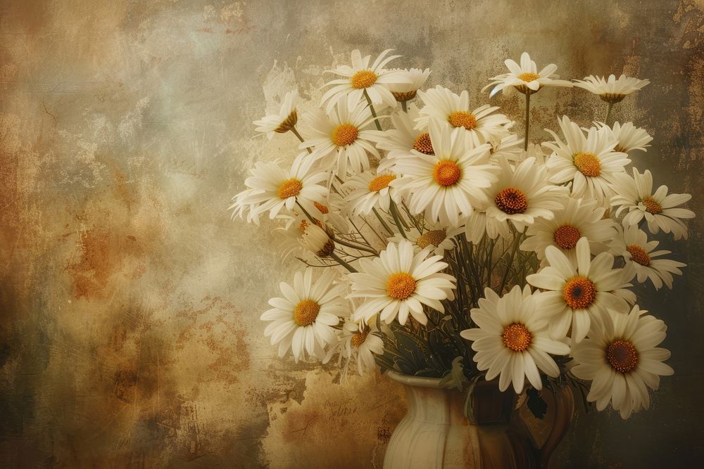 Daisies painting flower plant.