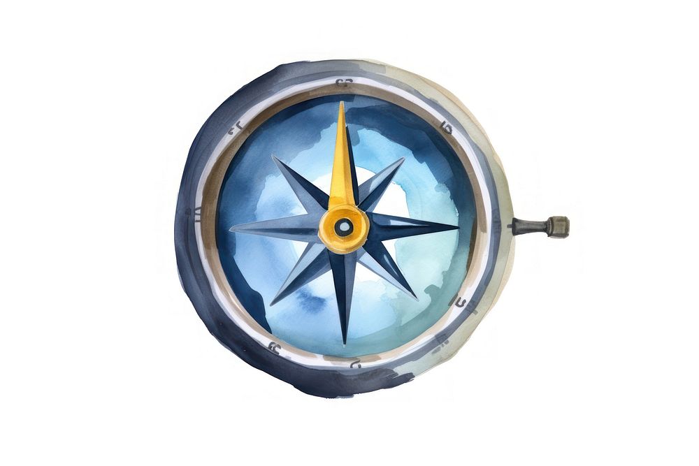 Compass white background appliance accuracy.