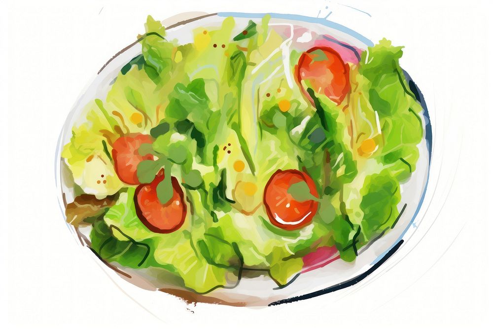 Salad vegetable lettuce food.