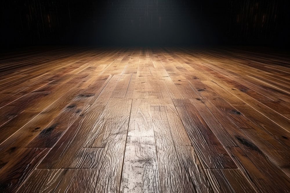 Empty floor stage backgrounds flooring hardwood.