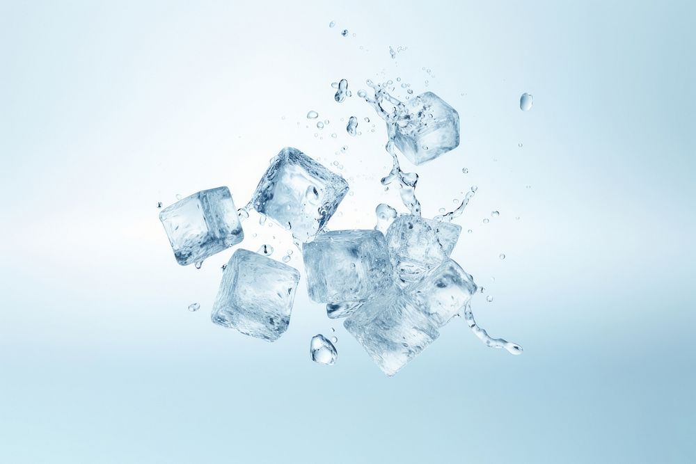 Ice backgrounds crystal falling.