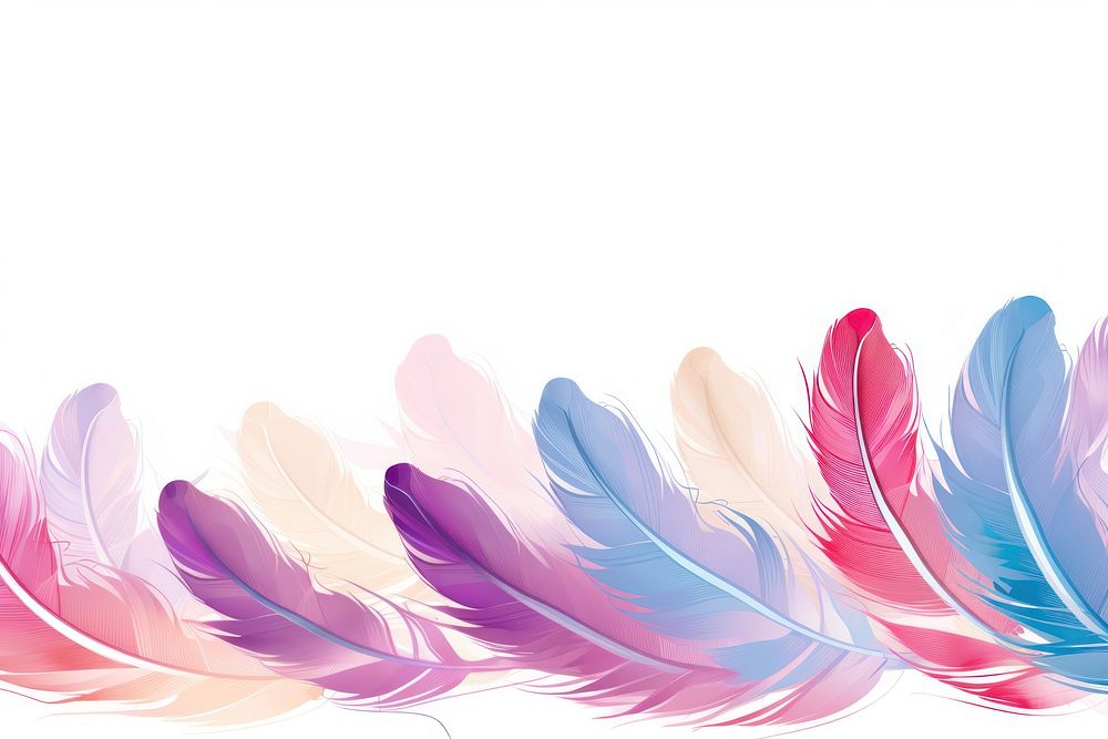 Feather backgrounds pattern line.