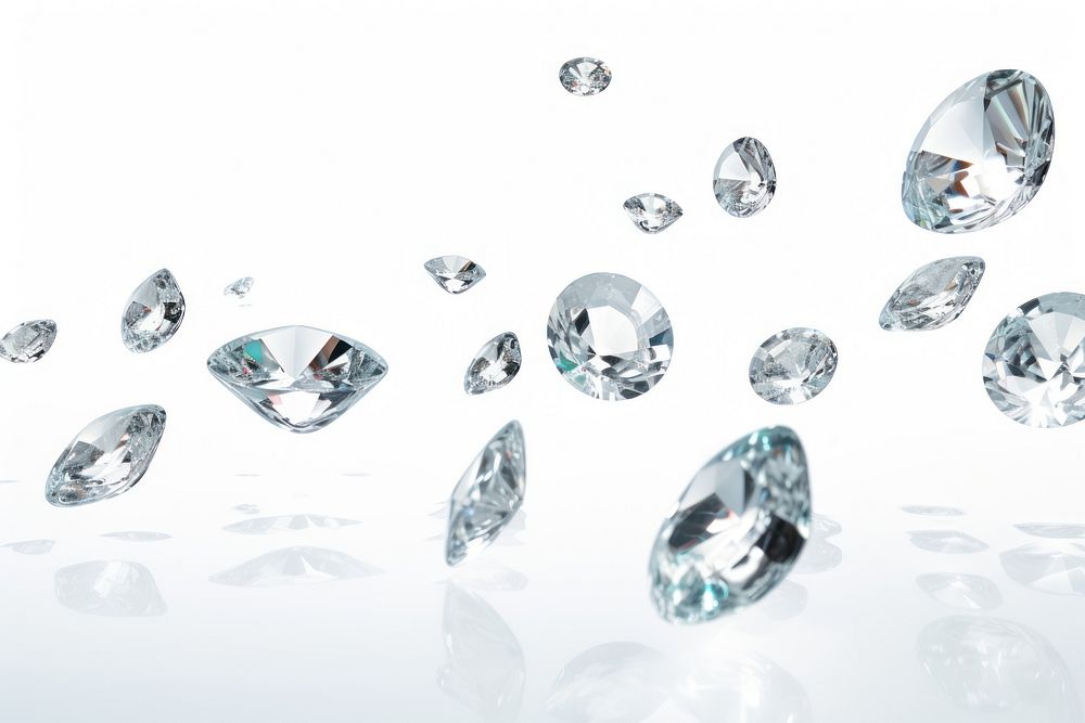 Diamonds falling backgrounds gemstone jewelry.