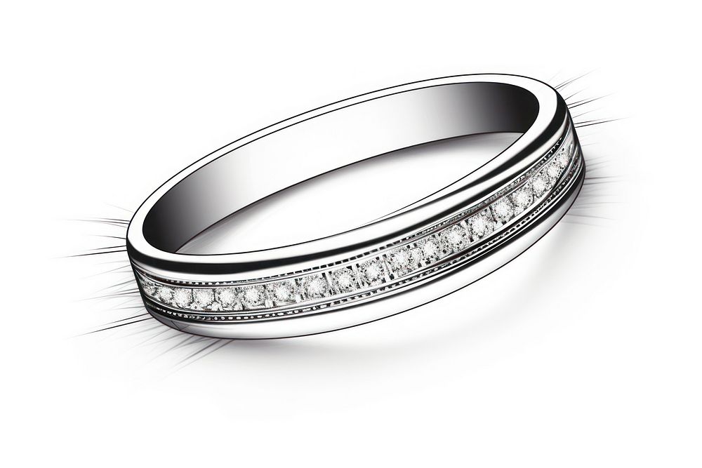 Luxury wedding ring design platinum jewelry silver.