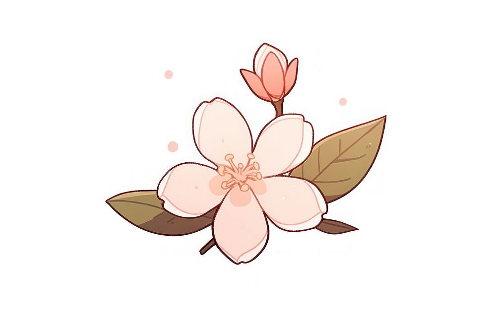 A magnolia blossom flower plant.