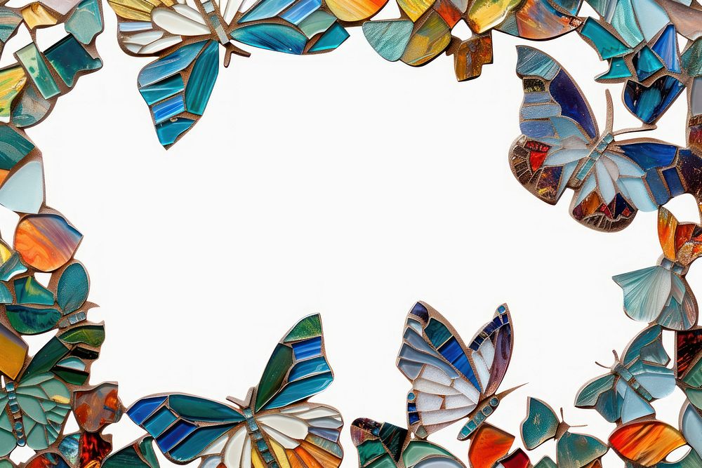 Butterfly backgrounds art white background.