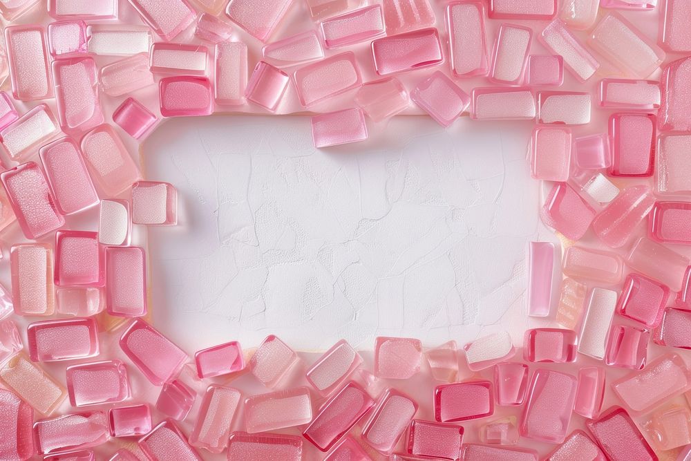 Pink backgrounds confectionery pattern.