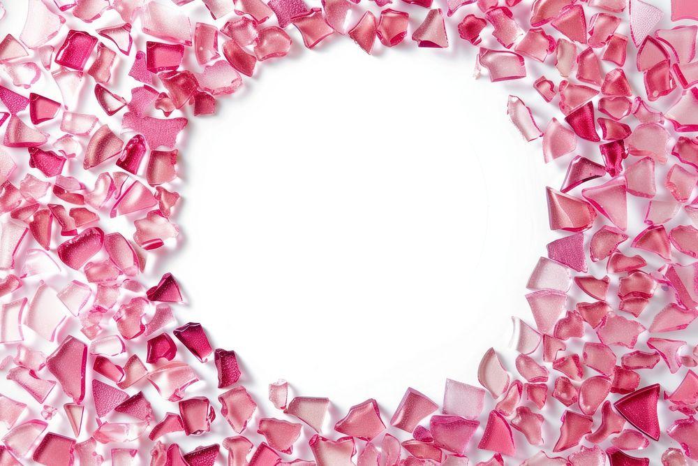 Pink backgrounds circle petal.