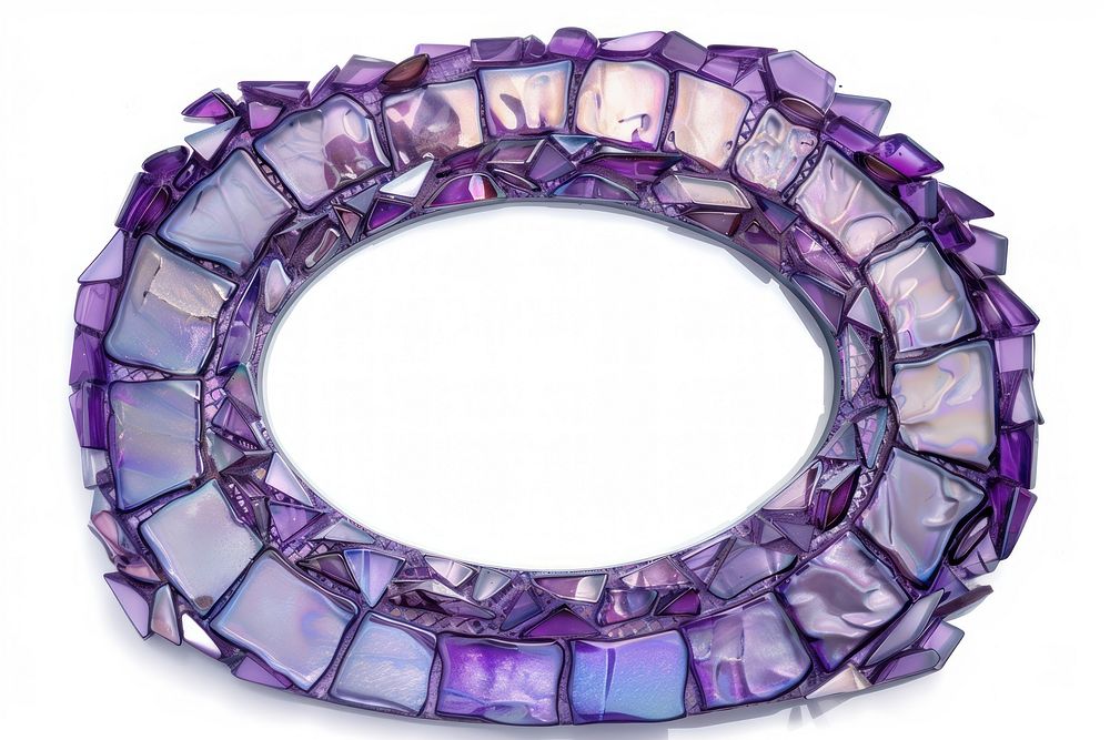 Purple iridescent amethyst gemstone jewelry.