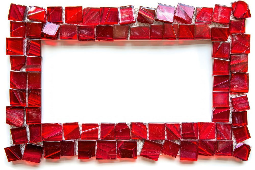 Red iridescent backgrounds rectangle frame.