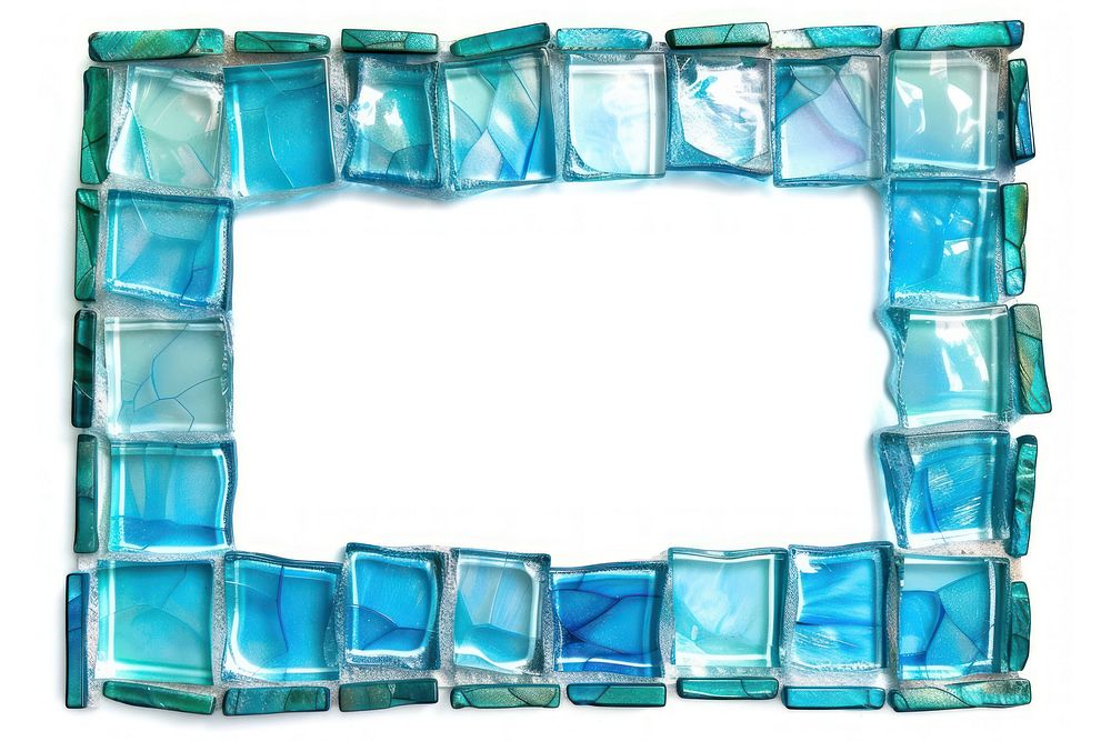 Turquoise iridescent backgrounds rectangle glass.