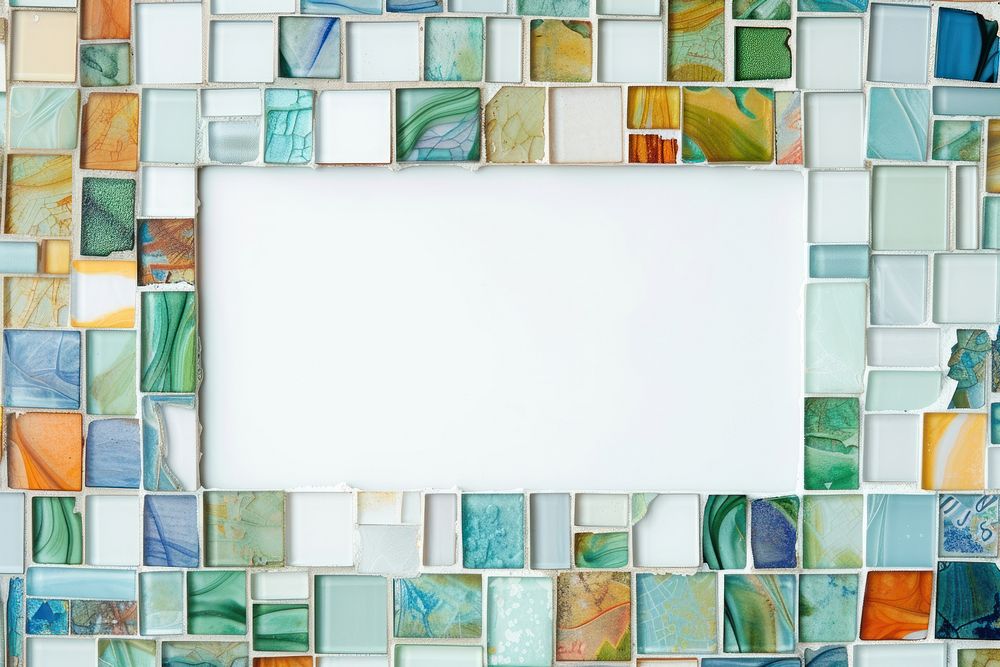 Vintage mosaic tile art.