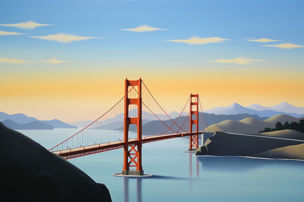 Golden Gate Bridge bridge landscape outdoors.