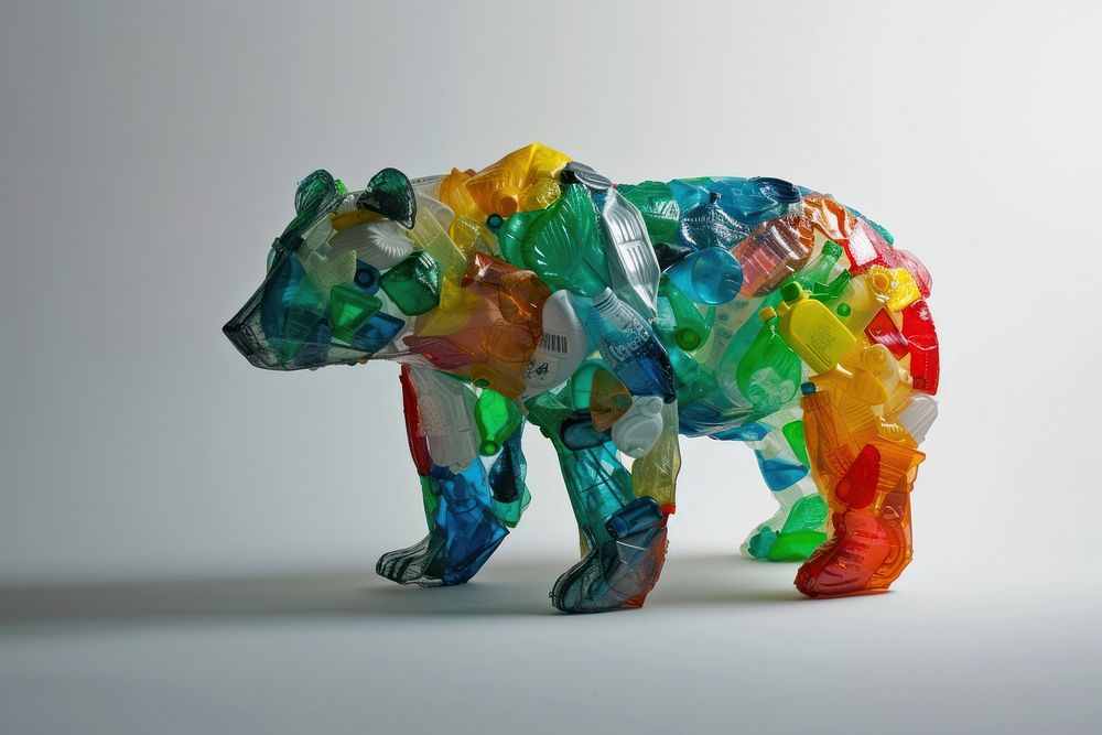 Bear bear art representation.